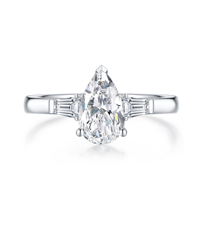 1ct Diamond White Gold 18K Ring