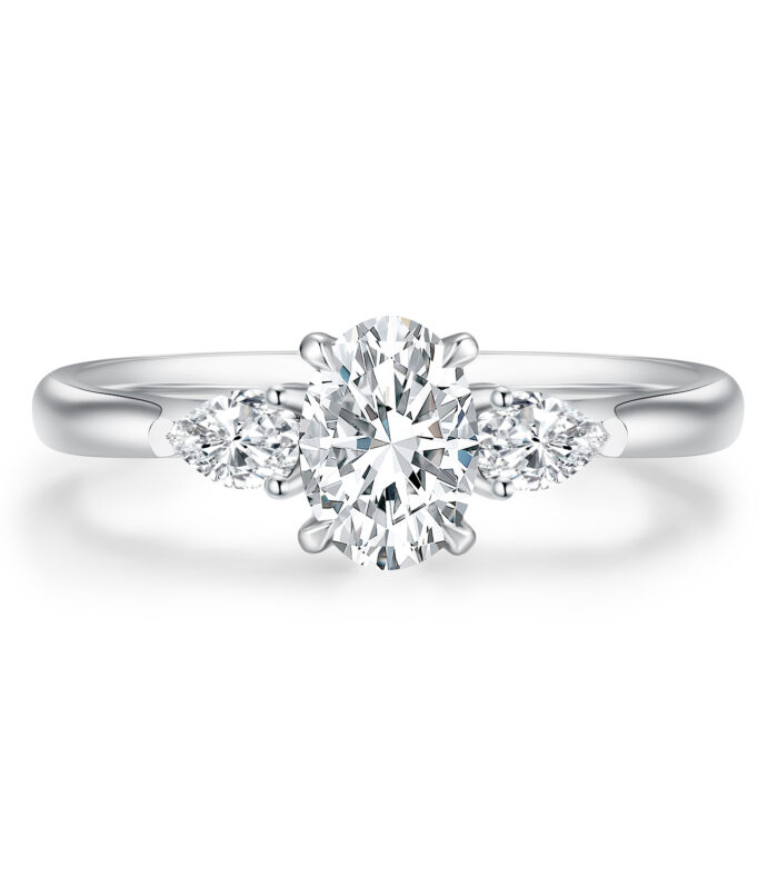 Diamond White Gold 18K Ring