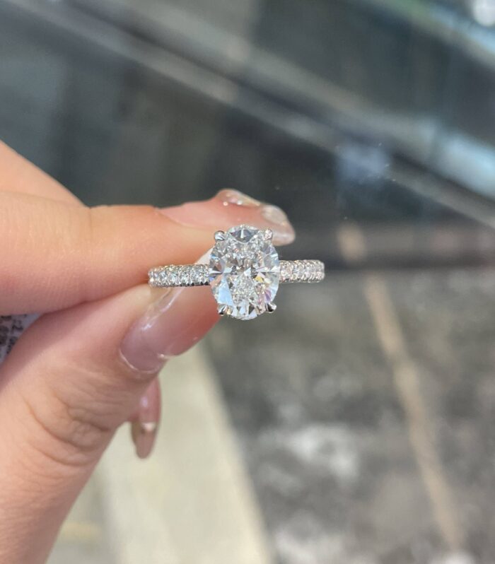 1ct Diamond Platinum Ring