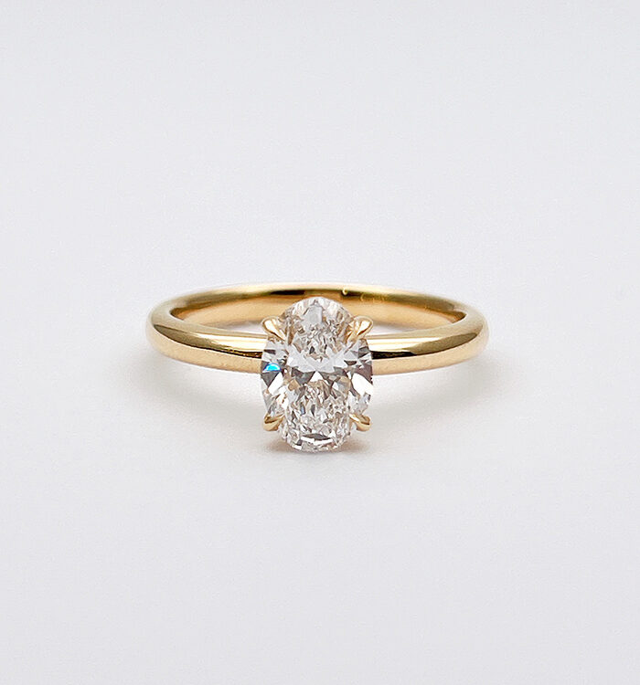 1ct Diamond Platinum Ring