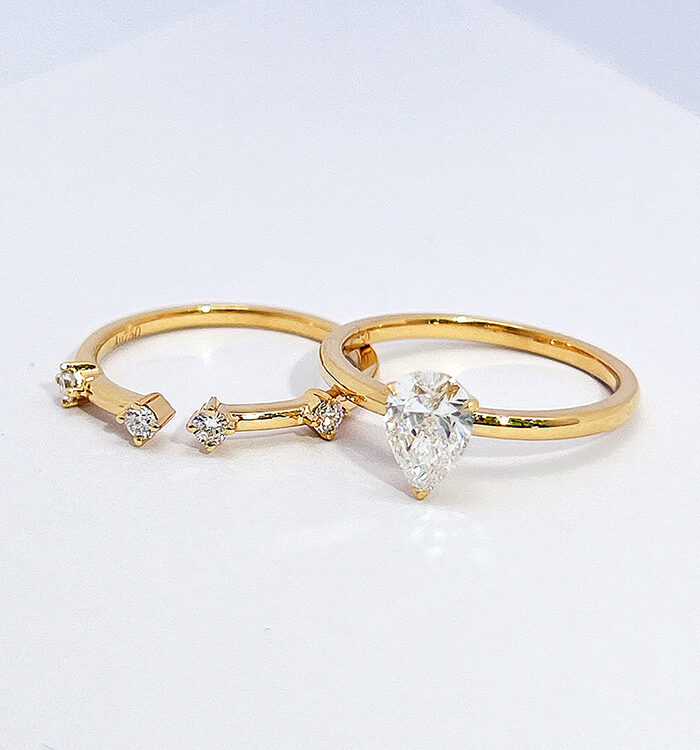 1ct Yellow Gold 18K Ring