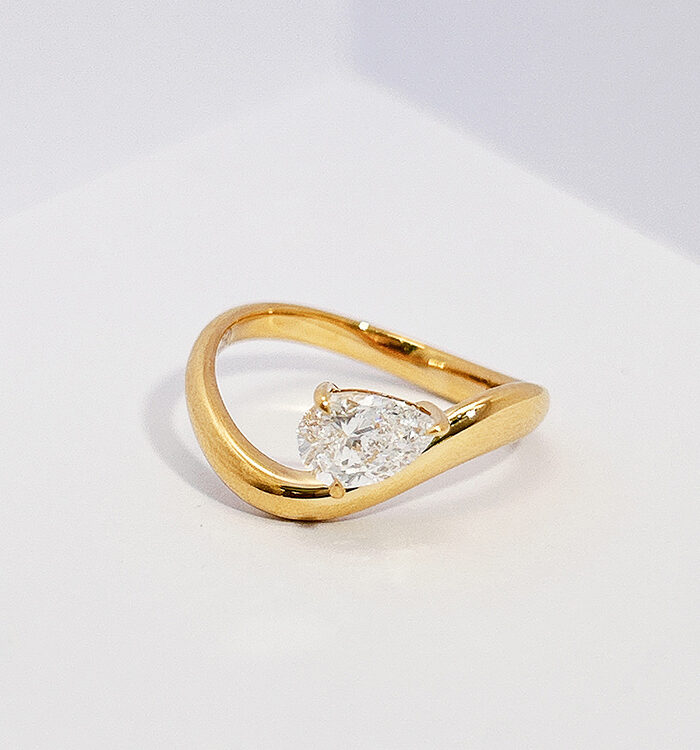 1ct Yellow Gold 18K Ring