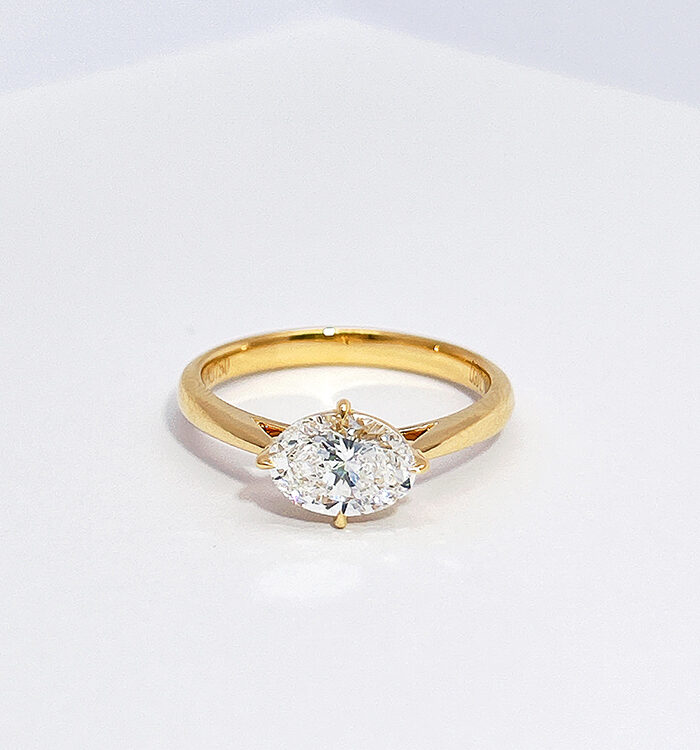1ct Yellow Gold 18K Ring