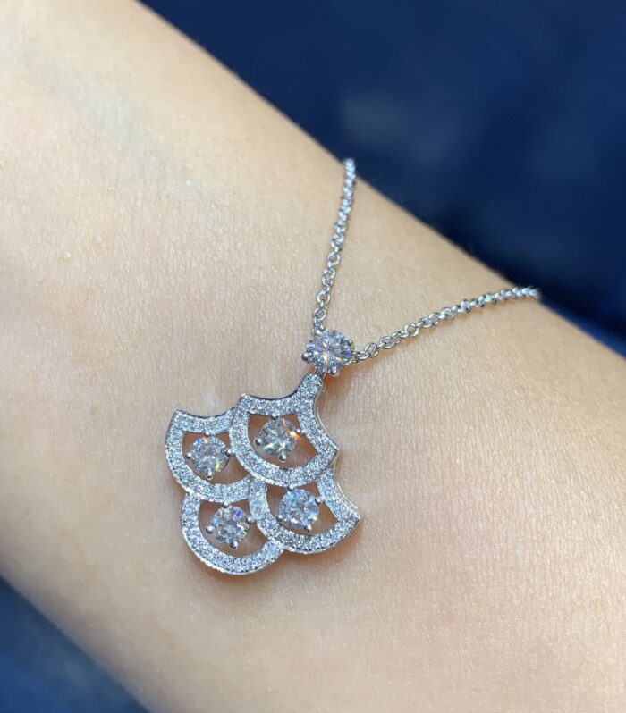 1ct Round Diamond 18k白金 Ring