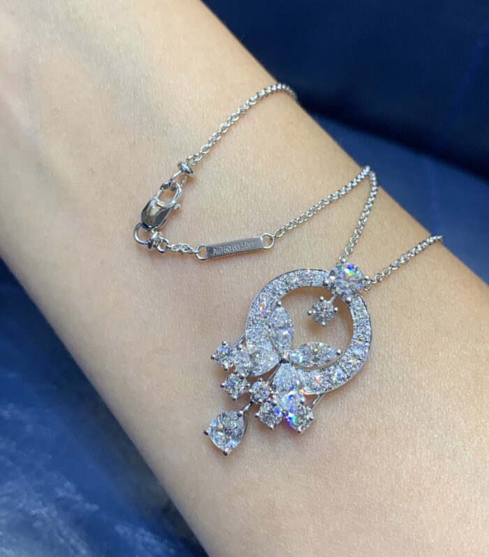 6ct 马眼.水滴 Diamond White Gold 18K Ring