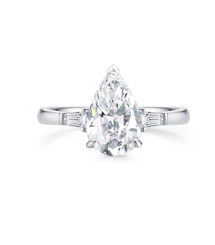 Diamond White Gold 18K Ring