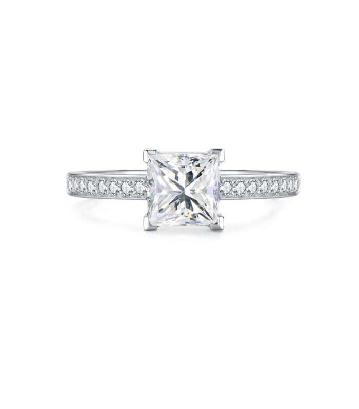1ct Diamond White Gold 18K Ring