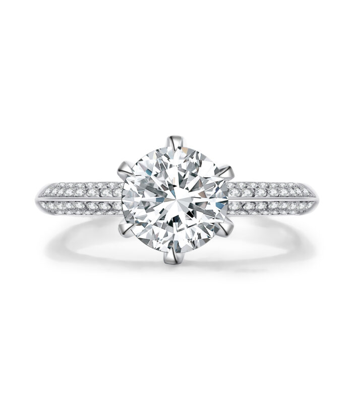 Diamond White Gold 18K Ring
