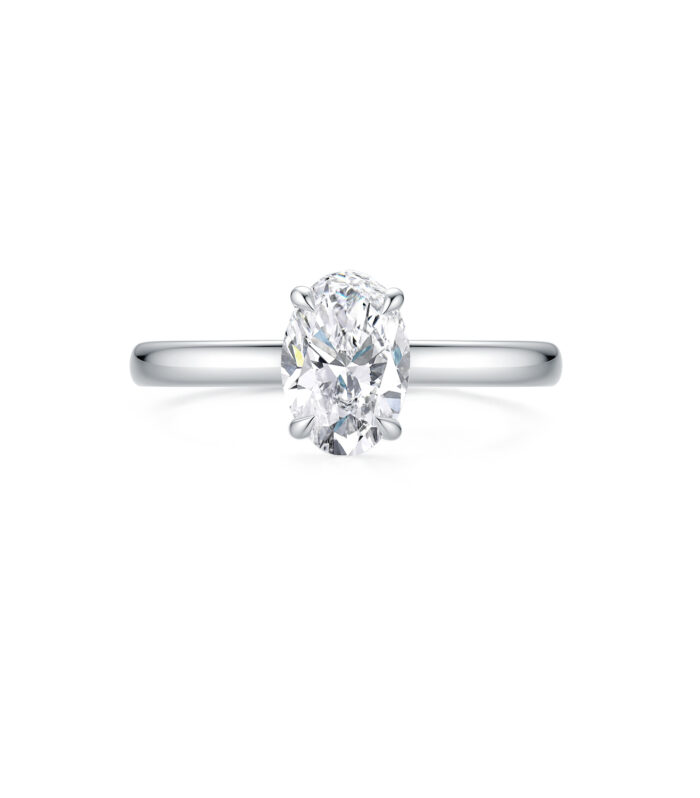 1ct Diamond White Gold 18K Ring