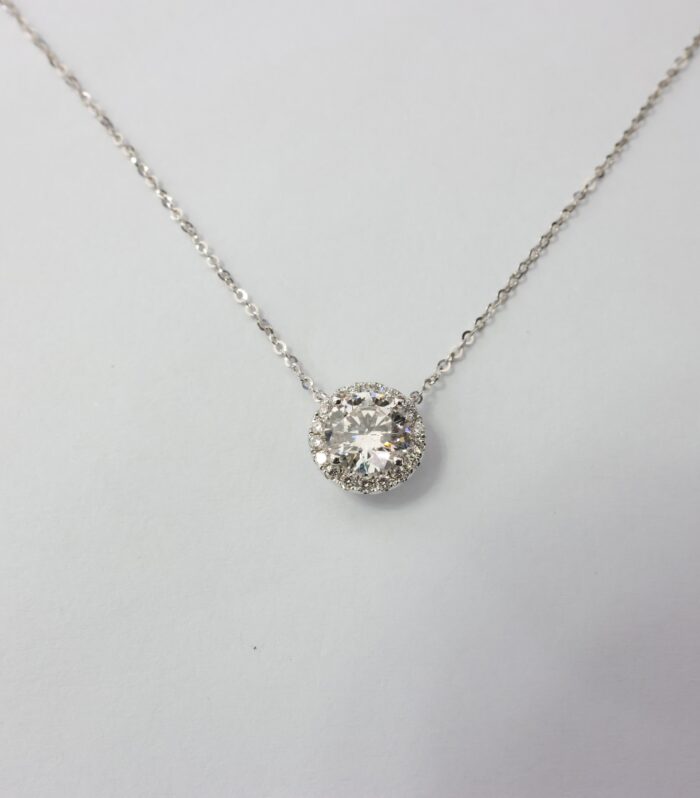 Round Diamond White Gold 18K Ring