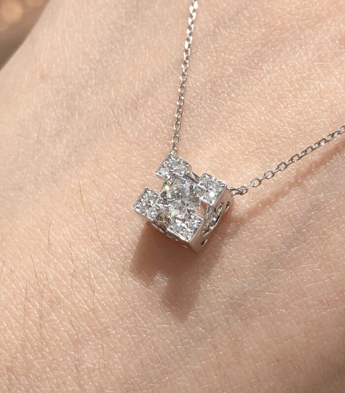 1ct Round Lab Diamond White Gold 18K Ring