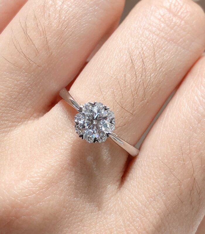 培育空托 White Gold 18K Ring