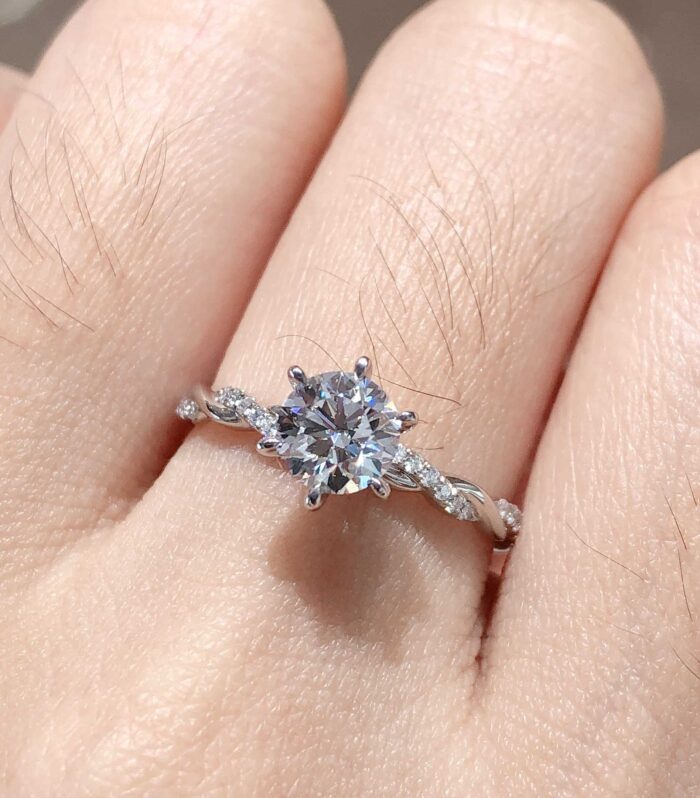 培育空托 White Gold 18K Ring