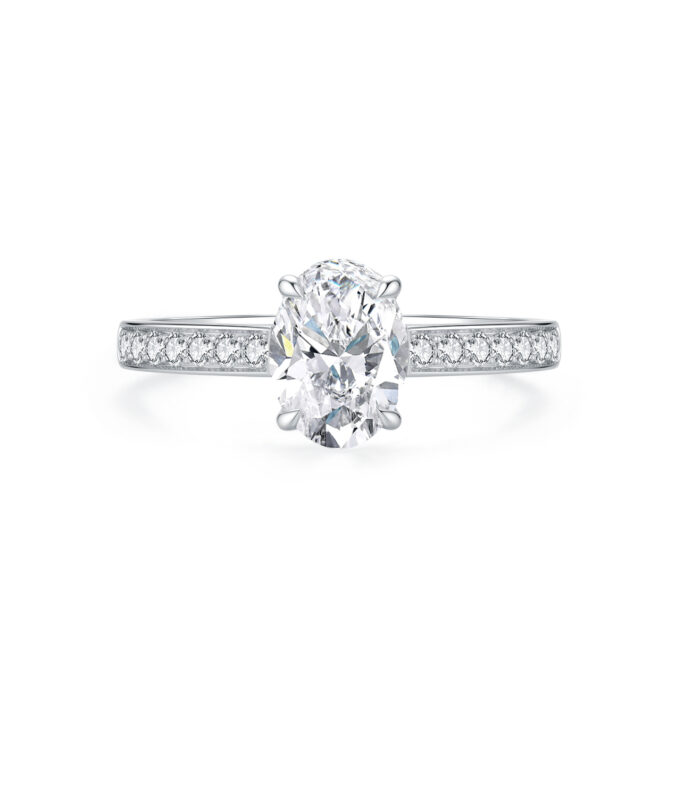 1ct Diamond White Gold 18K Ring