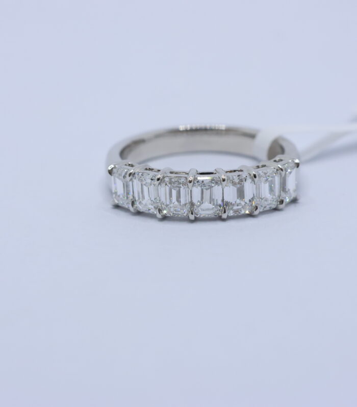 7ct Oval Diamond Platinum Ring