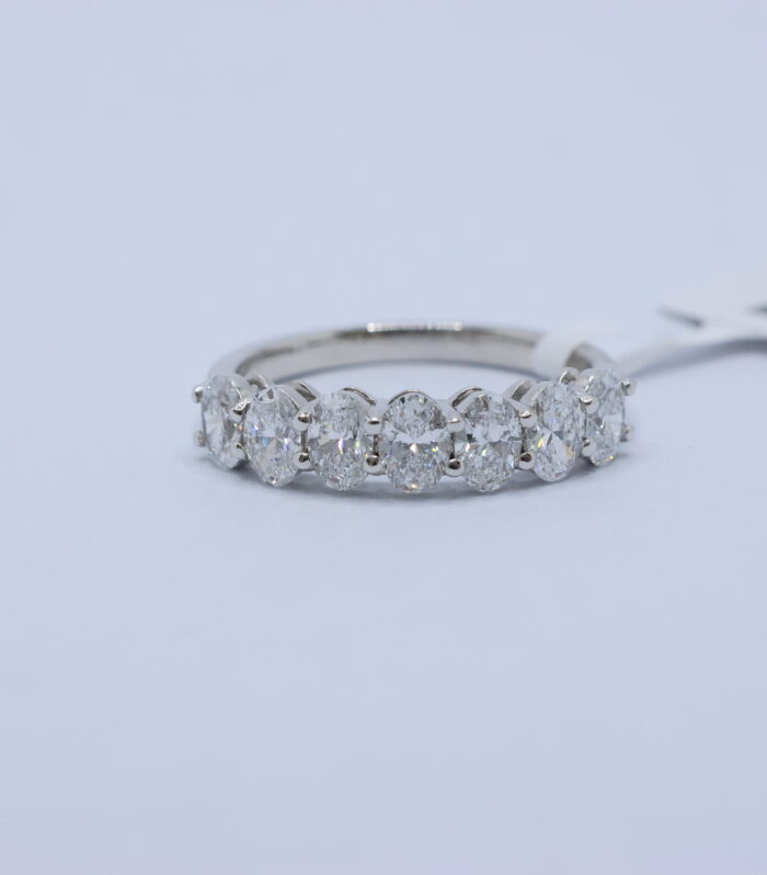 7ct Round Diamond Platinum Ring