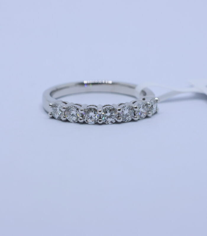 Oval Diamond Platinum Ring