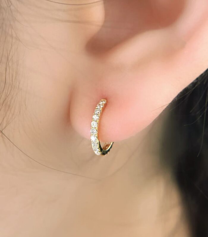 Lab Diamond Yellow Gold 18K Ring