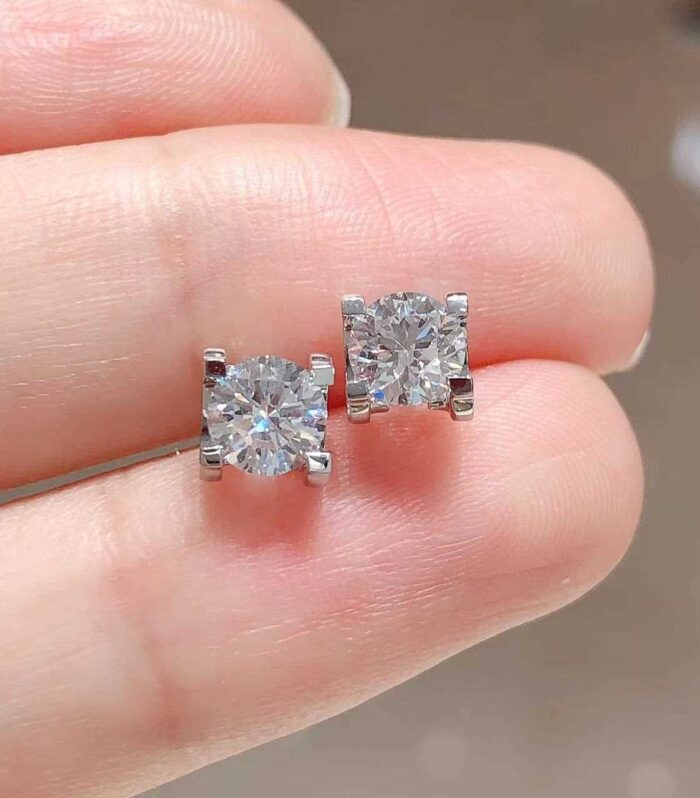 2ct Round Lab Diamond White Gold 18K Ring