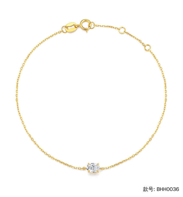 1ct Oval Lab Diamond Yellow Gold 18K Ring