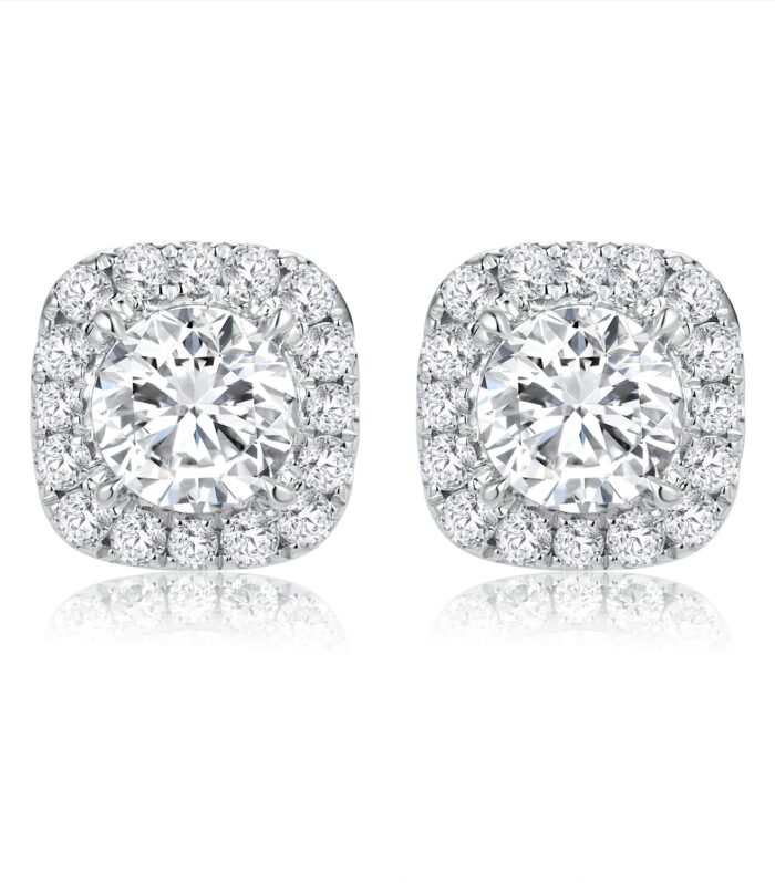 2ct Round Diamond White Gold 18K Ring