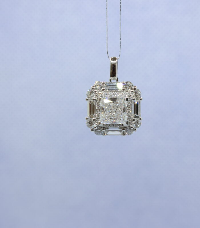 Princess Diamond White Gold 18K Ring