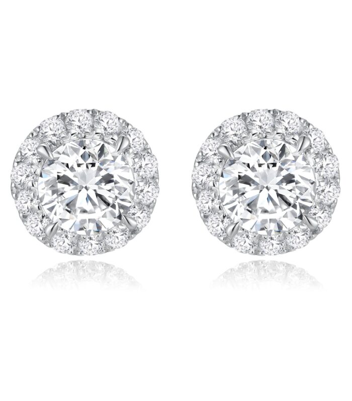 2ct Round Diamond White Gold 18K Ring