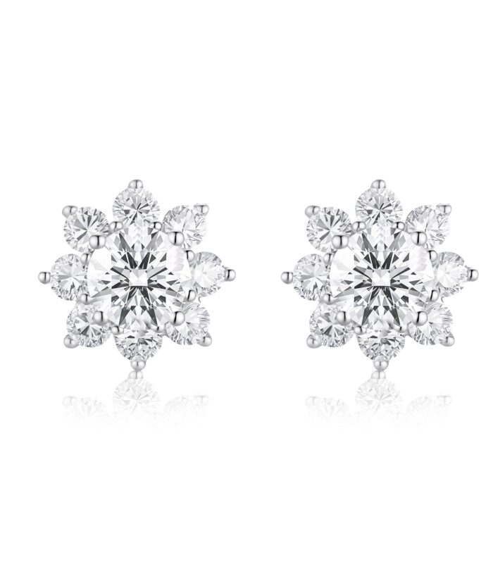 2ct Round Diamond White Gold 18K Ring