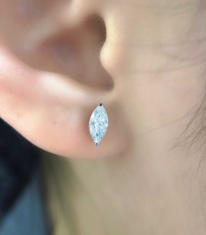 2ct Marquise Lab Diamond 铂PT950 Ring