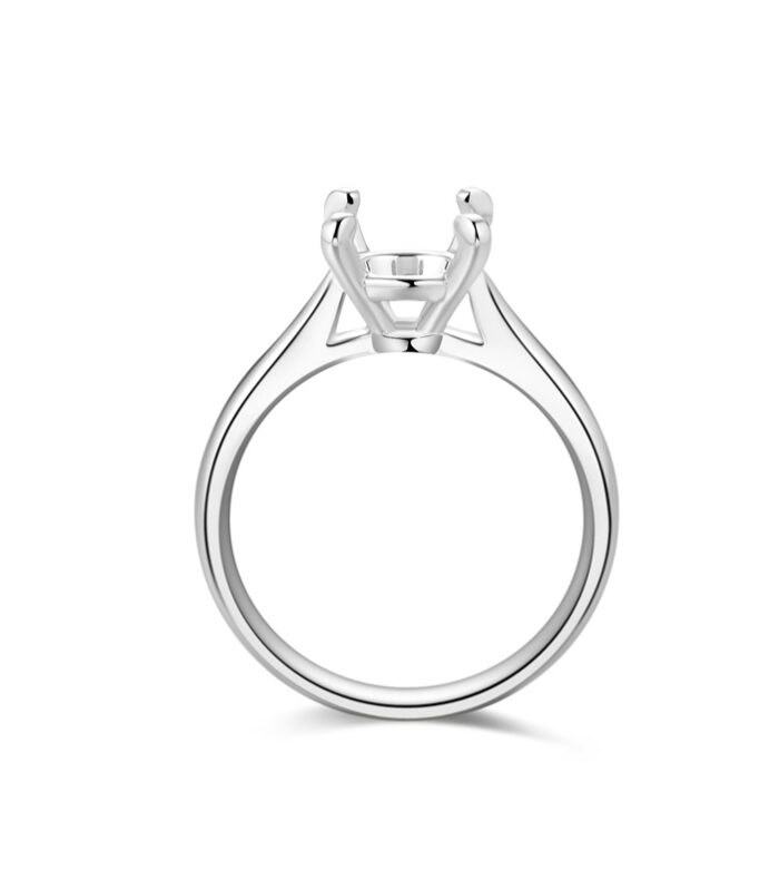 1ct Round Diamond 18K金 Ring