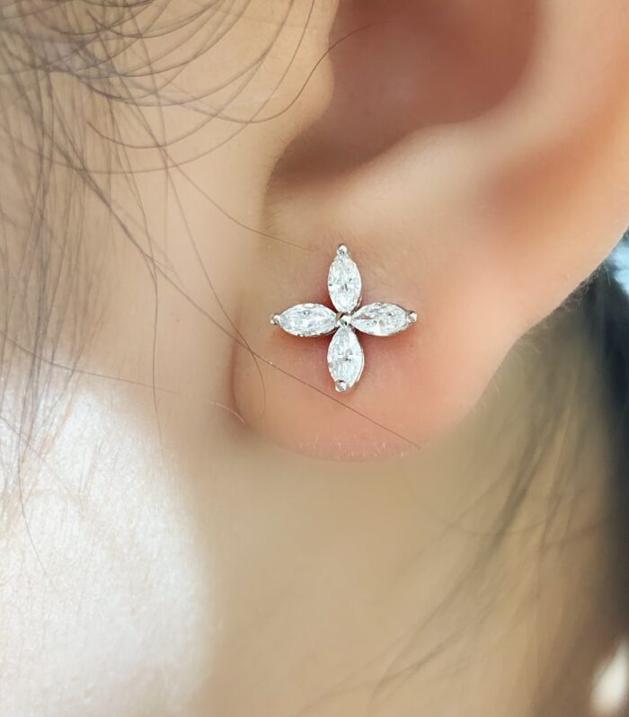 Marquise Lab Diamond 铂PT950 Ring