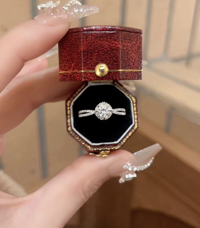 1ct Round Lab Diamond 铂PT950 Ring