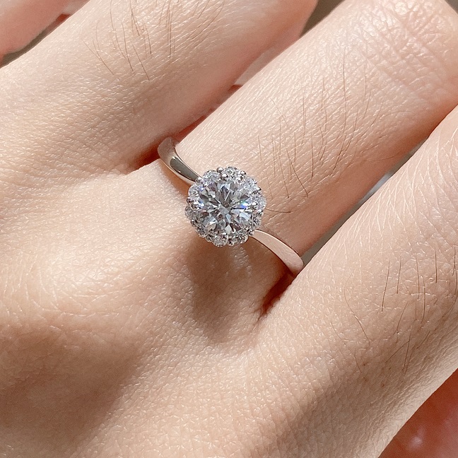 培育空托 White Gold 18K Ring