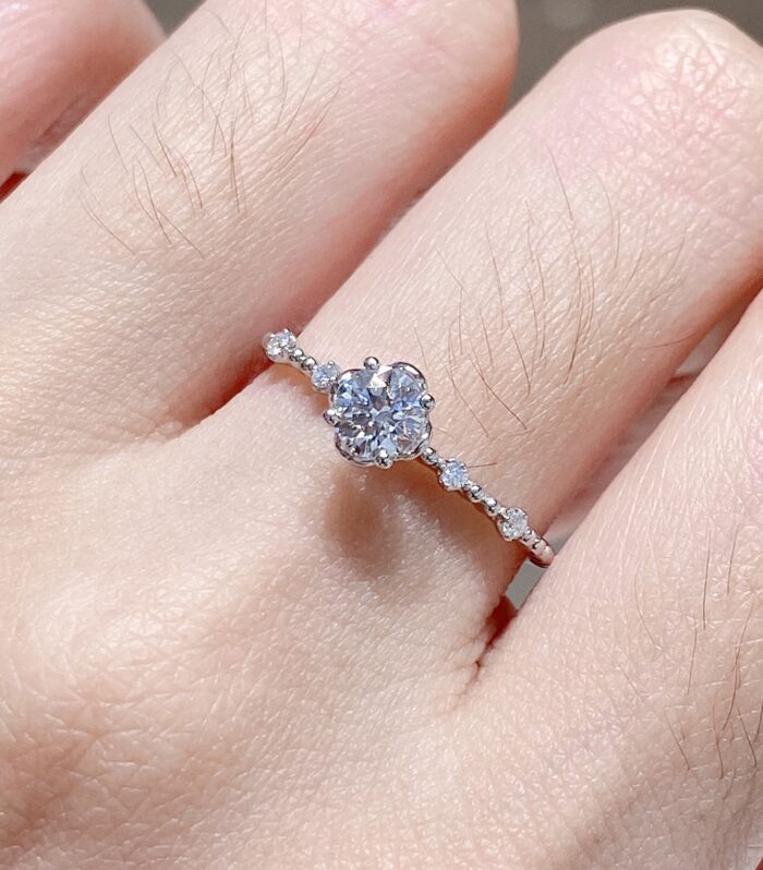 培育空托 White Gold 18K Ring