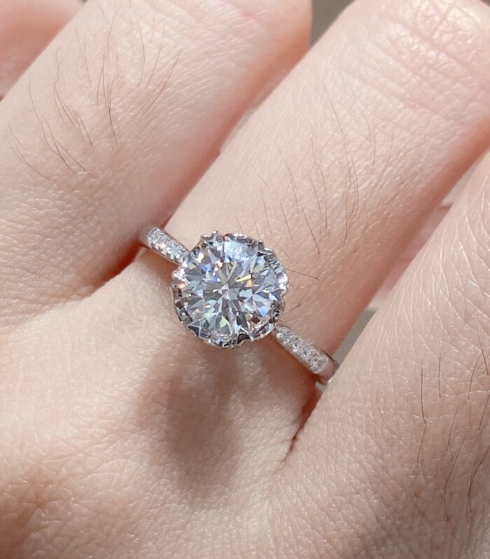 培育空托 White Gold 18K Ring