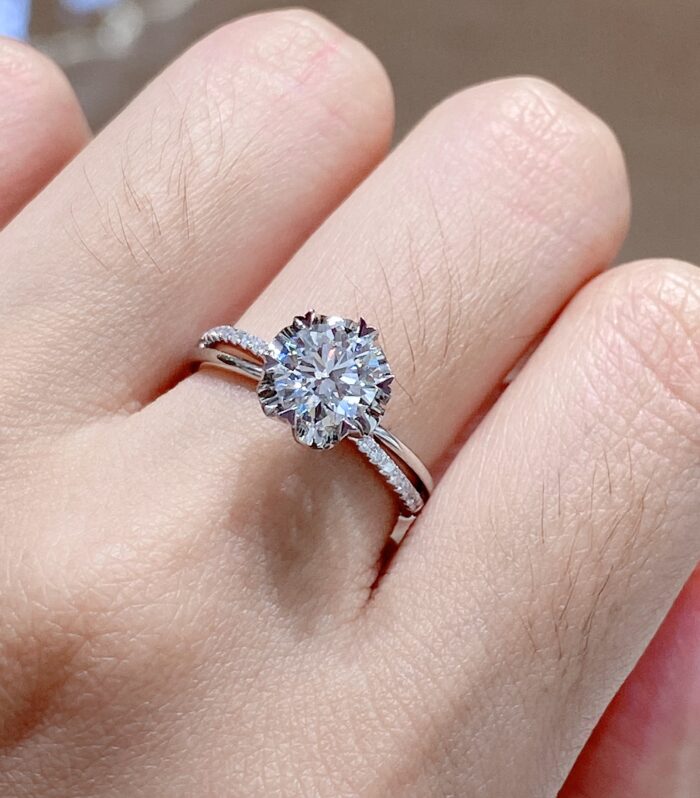 培育空托 White Gold 18K Ring