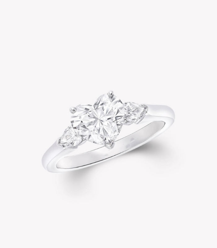 1ct Heart Lab Diamond 铂PT950 Ring