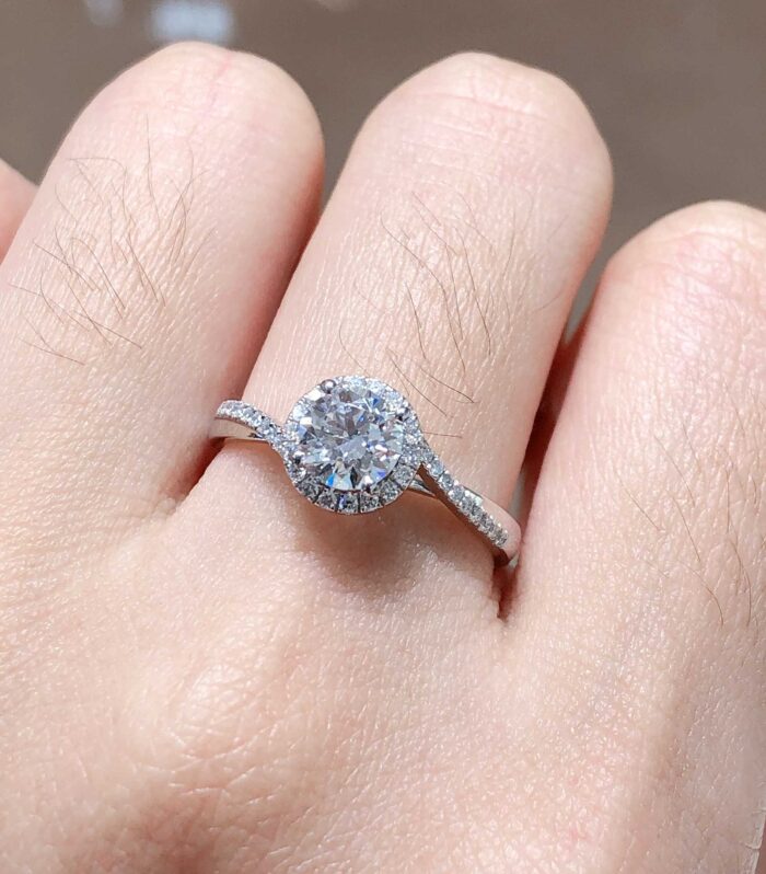 培育空托 White Gold 18K Ring