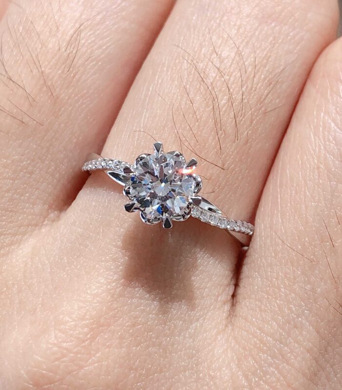 培育空托 White Gold 18K Ring