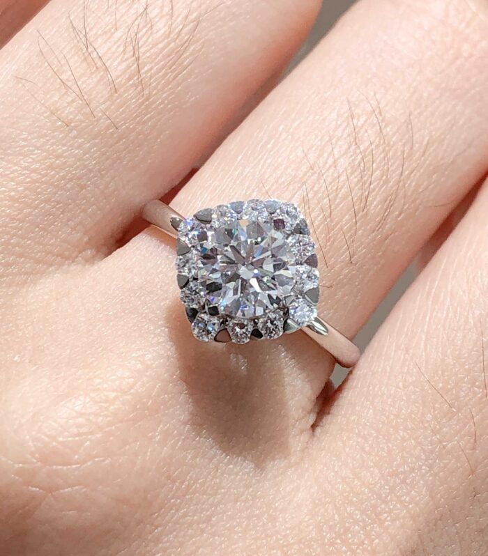 培育空托 White Gold 18K Ring