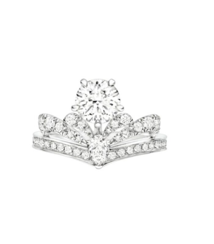 1ct Round Lab Diamond 铂PT950 Ring