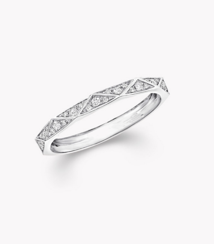 Lab White Gold 18K Ring