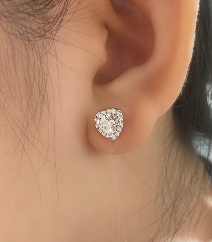 2ct Round Lab Diamond White Gold 18K Ring