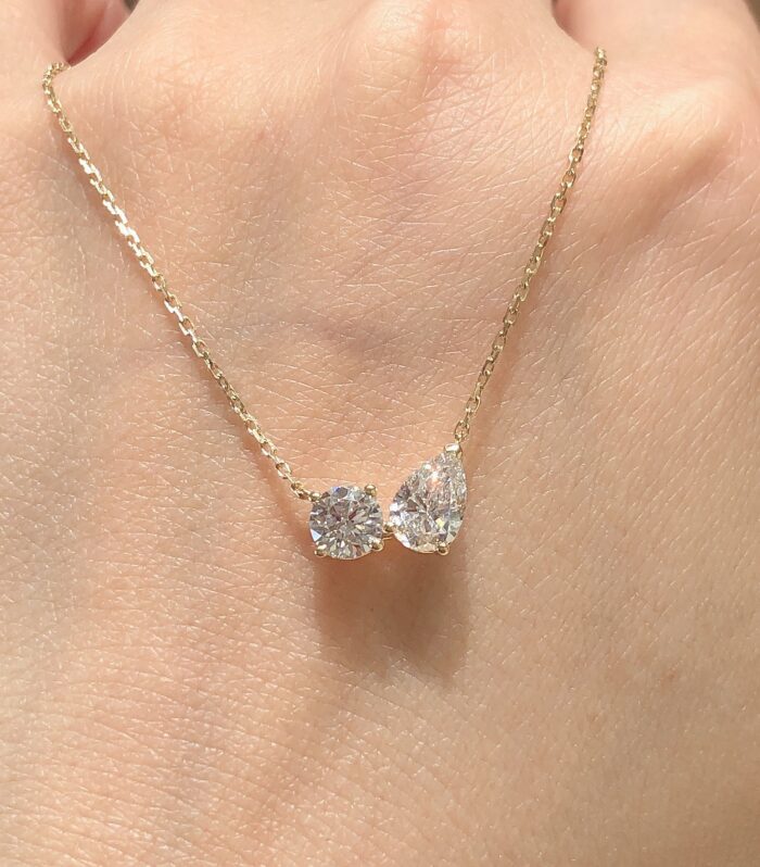 多形 Lab Diamond Yellow Gold 18K Ring