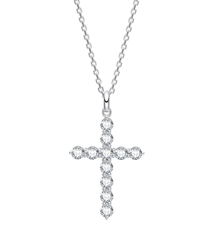 1ct Round Diamond White Gold 18K Ring