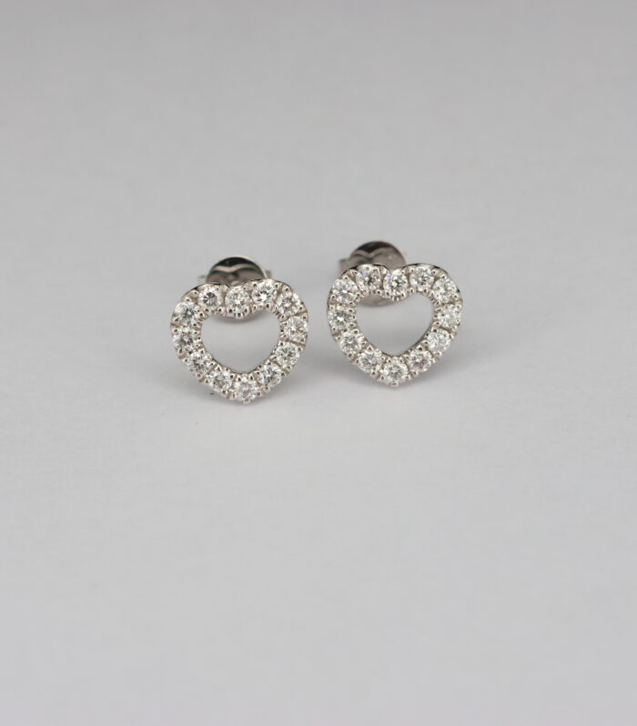 Round Diamond White Gold 18K Ring