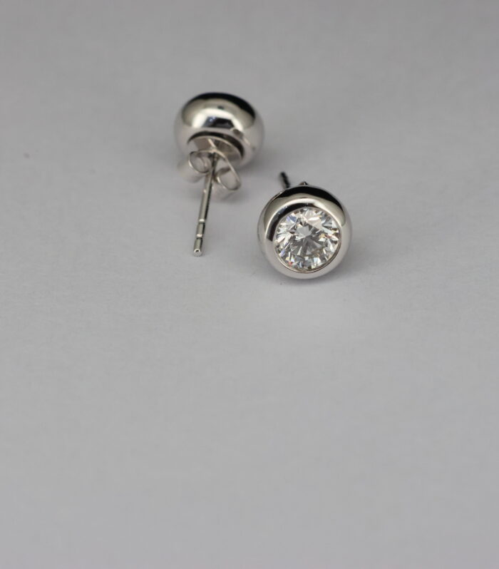 Round Diamond 18k白 Ring