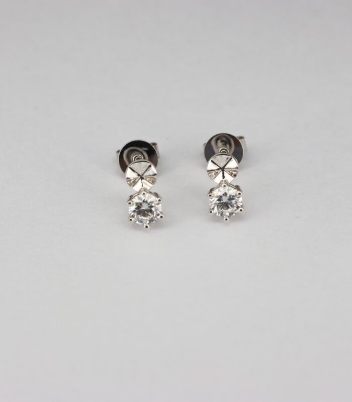 Round Diamond 18k白 Ring