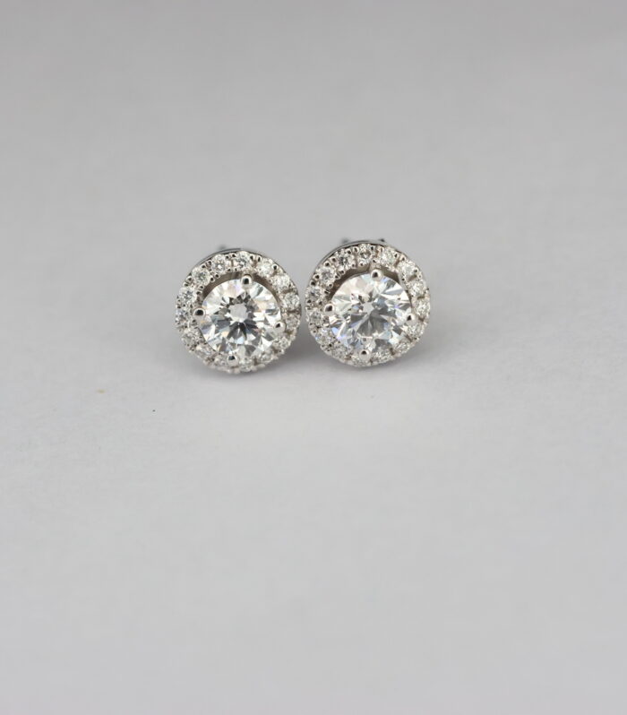 Round Diamond 18k白 Ring