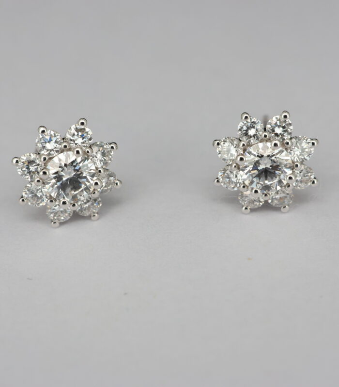 Round Diamond 18k白 Ring